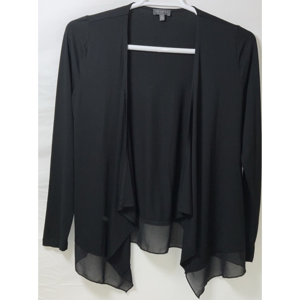 NWOT Women's The‎ Limited Open Front Cardigan - Black - Medium